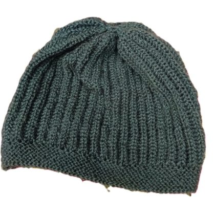 Woolen Knitted Beanie Cap – Gray